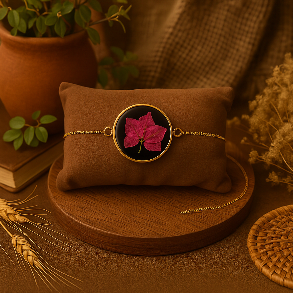 Bougainvillea Circle Bracelet – Strong & Confident