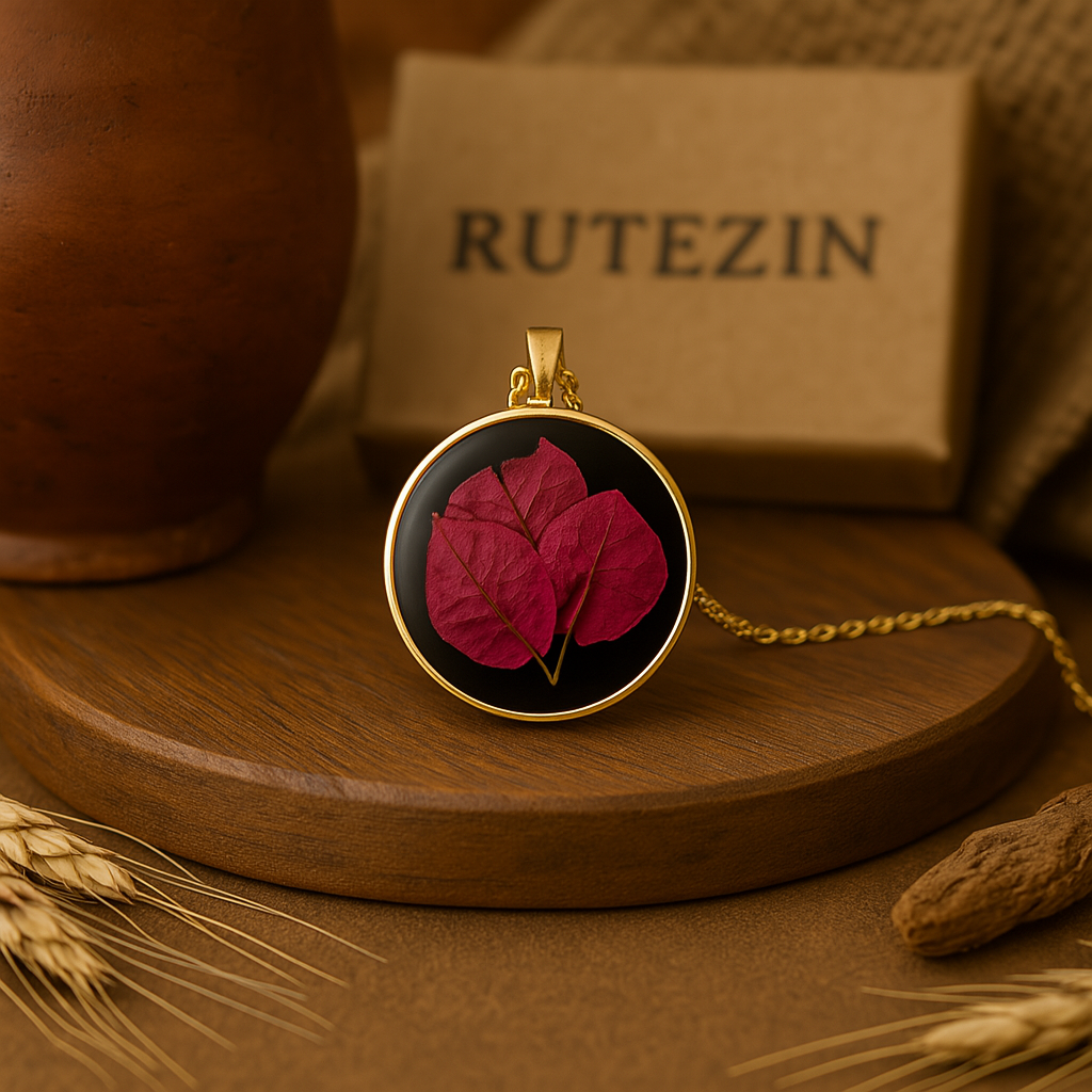 Bougainvillea Circle Pendant – Passion & Protection