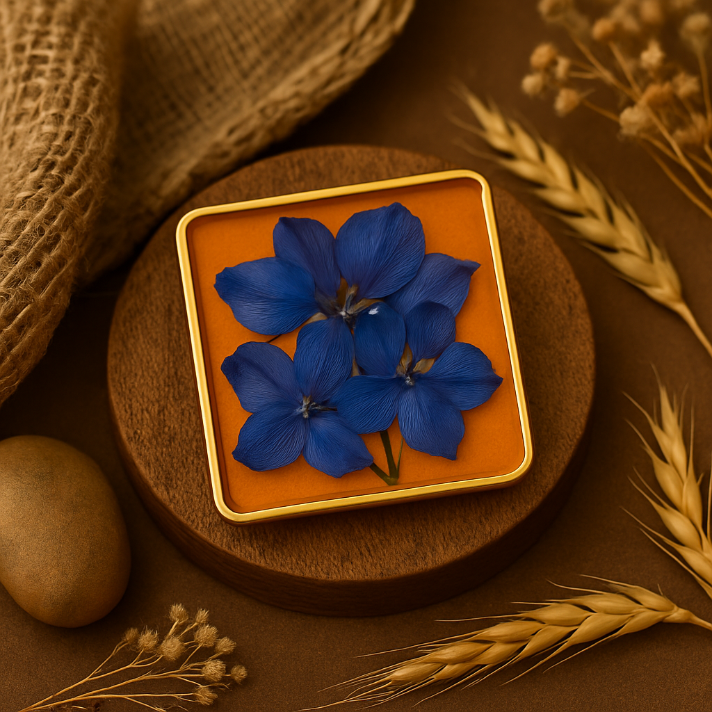 Purple Baby's Breath Square Brooch – Cheerful & Optimistic