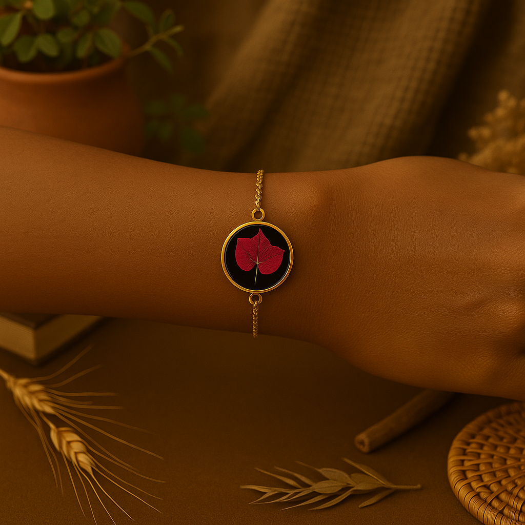 Bougainvillea Circle Bracelet – Strong & Confident