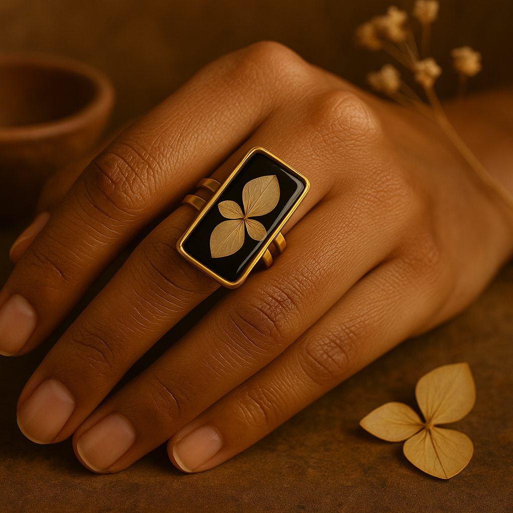 beige hydrangea ring 4 hand.png