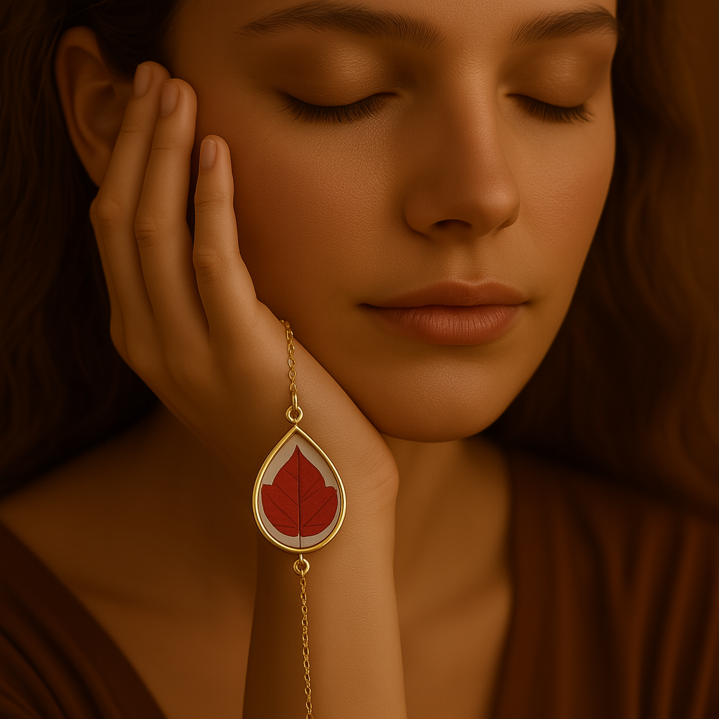 Bougainvillea Teardrop Bracelet – Gentle & Renewing