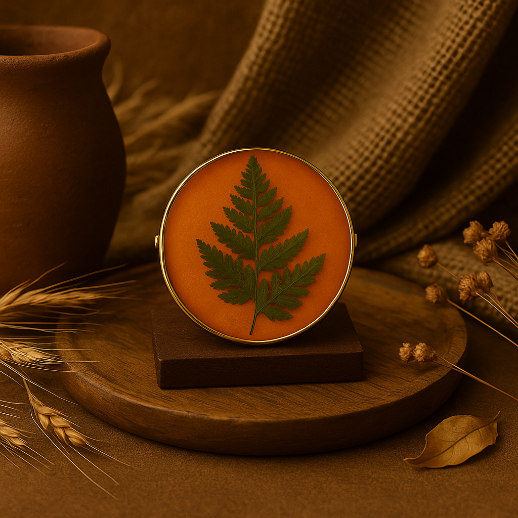 Fern Circle Brooch – Energy & Creativity