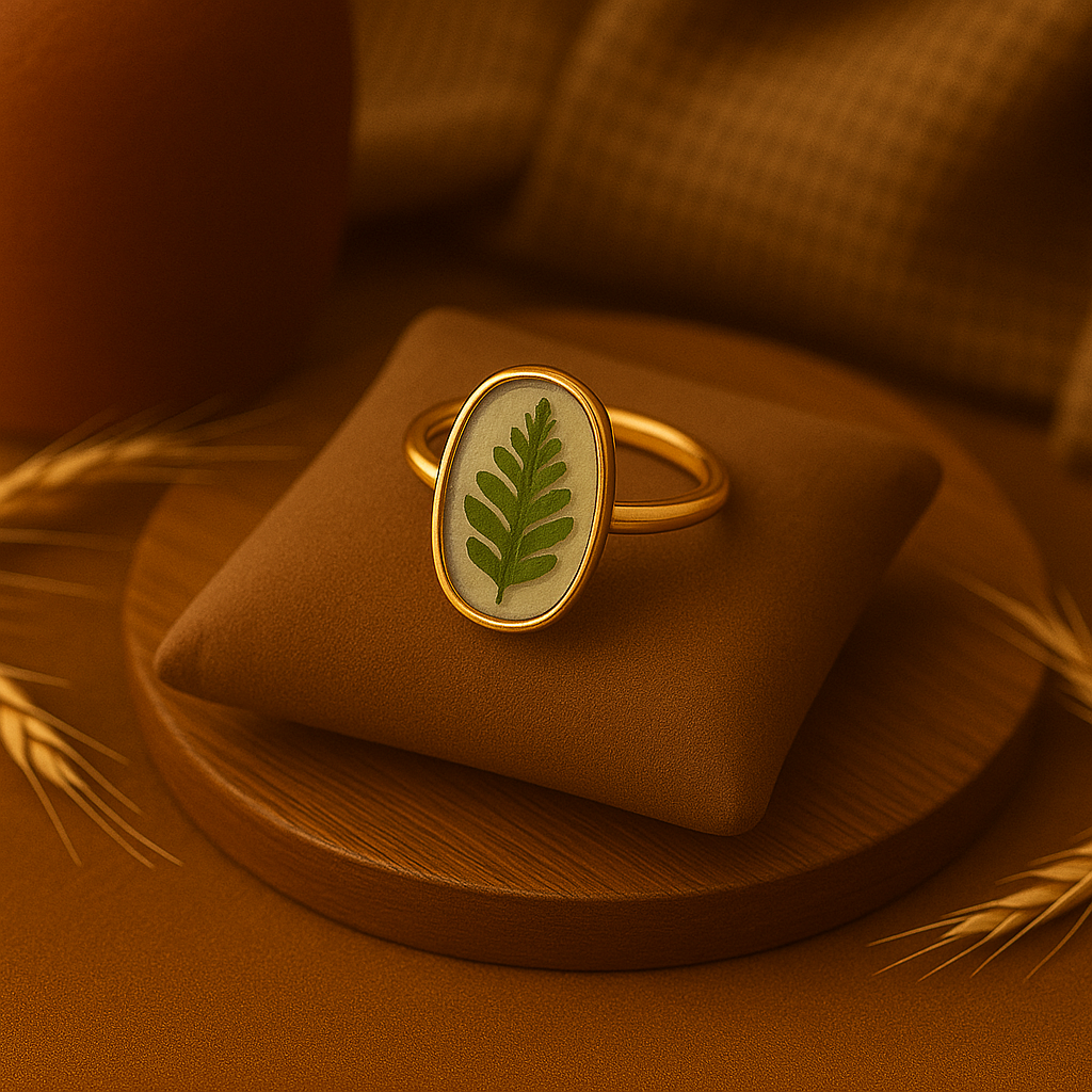 Fern Oval Ring – Thoughtful & Fresh
