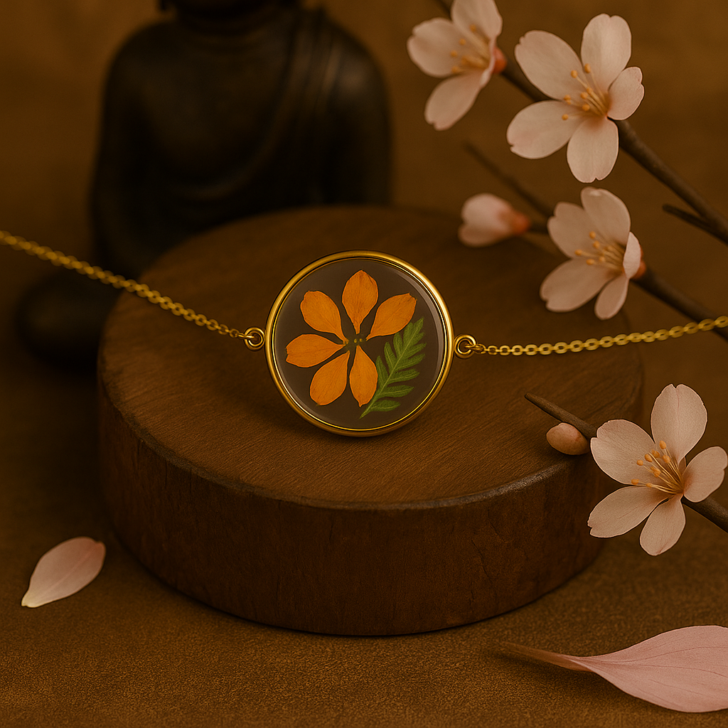 Marigold & Fern Circle Bracelet – Confidence & Balance