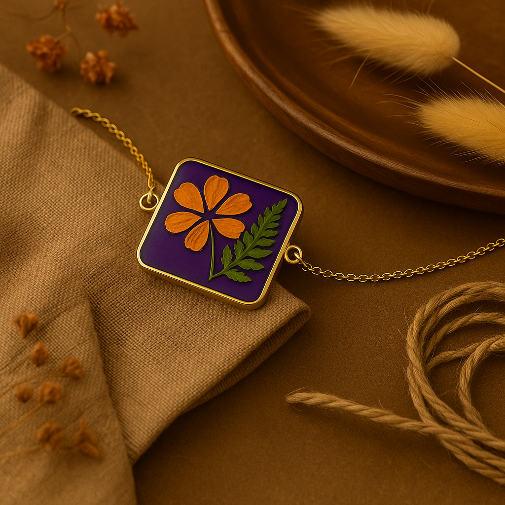 Marigold & Fern Square Bracelet – Confident & Inspiring